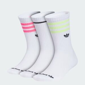 Adidas Originals Roller 3.0 3-pack Crew Socks, Large—NWT